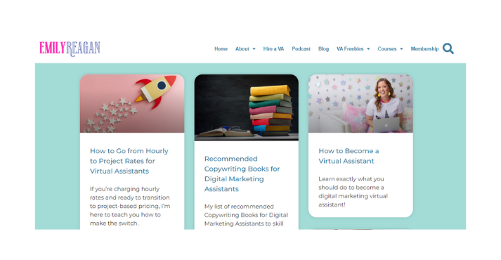 Emily Regan, the creator of the Unicorn Digital Marketing Course, 