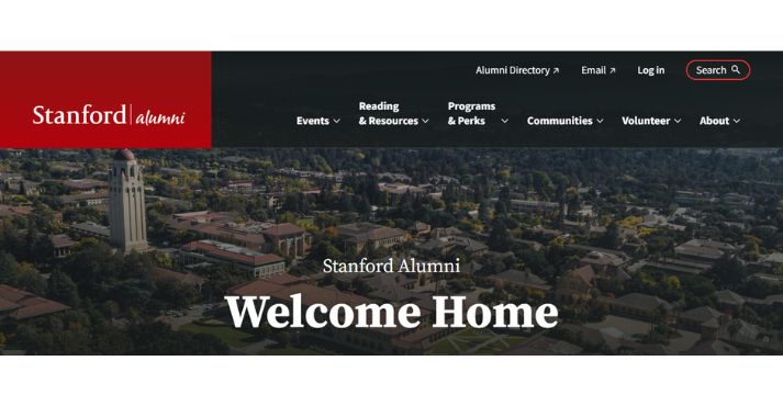 Stanford Alumni Association website