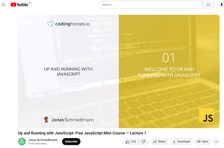Up and Running with JavaScript