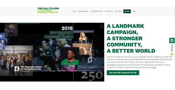 Dartmouth College websites