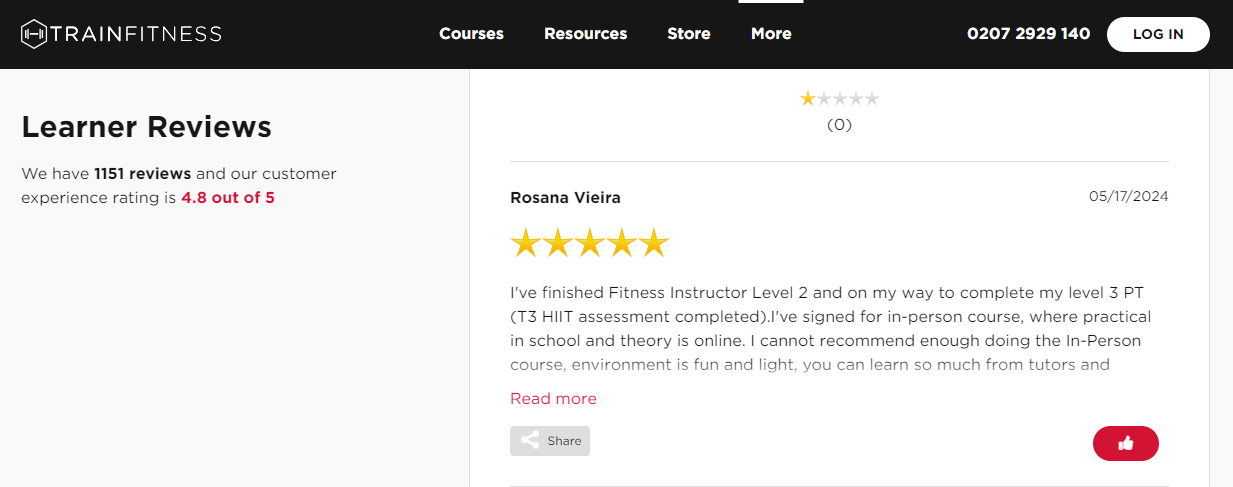 fitness testimonials examples