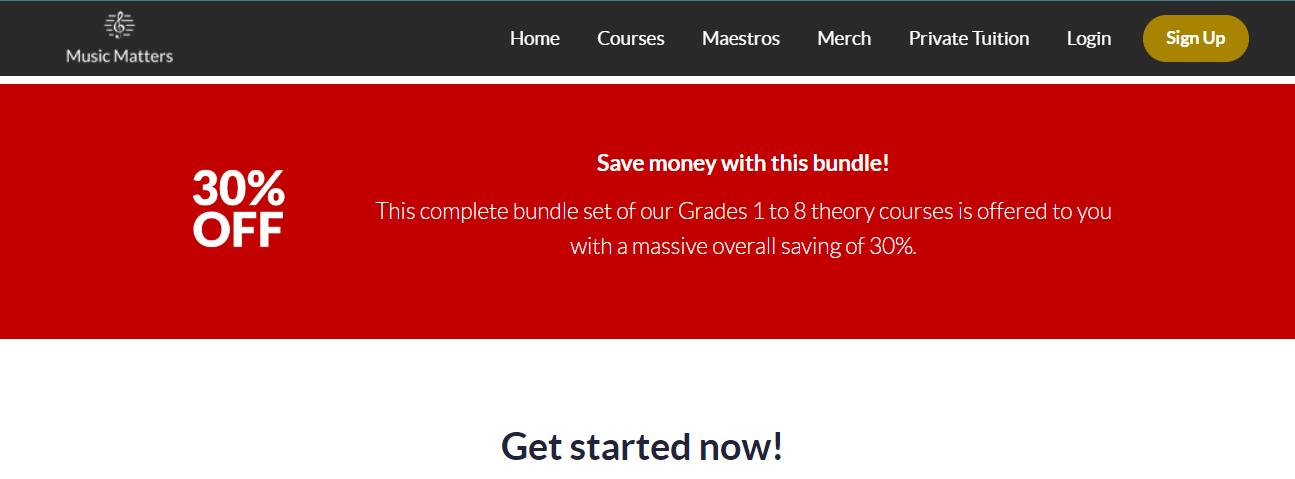  MusicMatters bundle course discount