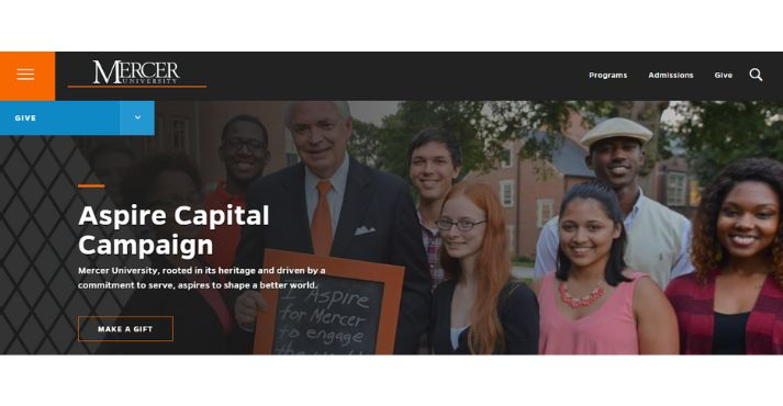 Mercer University website