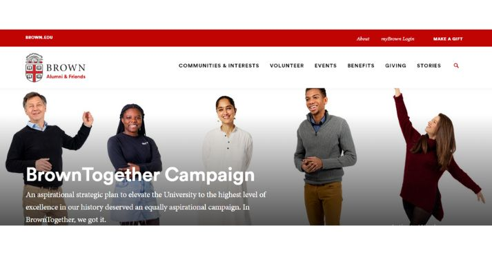 Brown University website