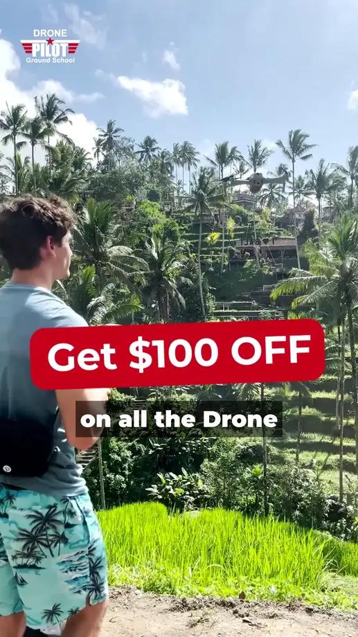 Drone course offer — Branded education advertising example