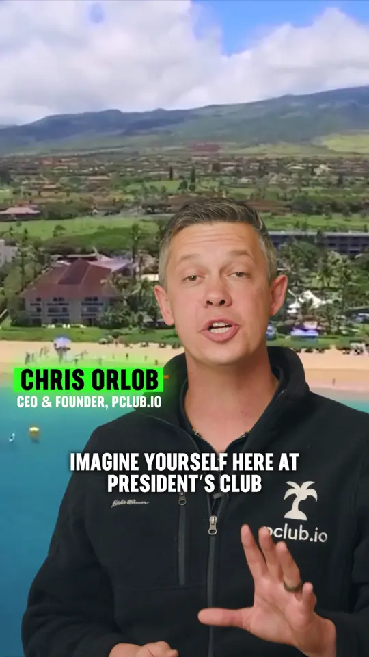 President’s Club experience — High production education advertising example