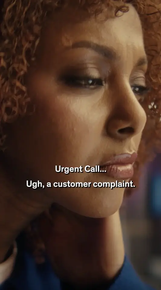 Handling urgent calls — Branded education advertising example