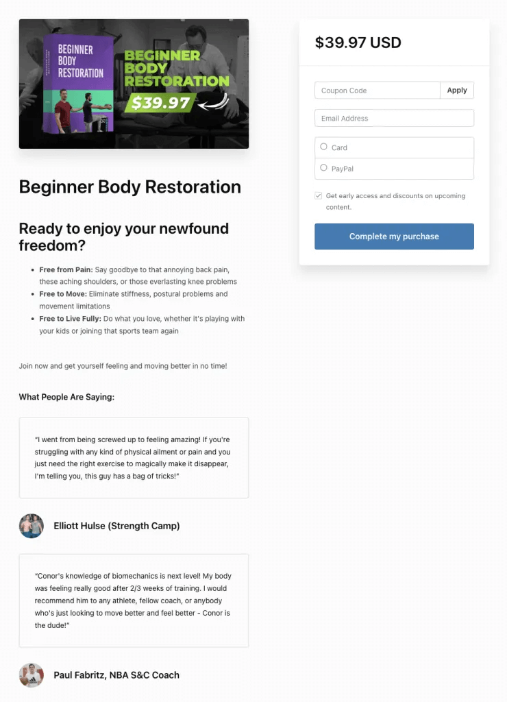 Online Course Testimonials Examples