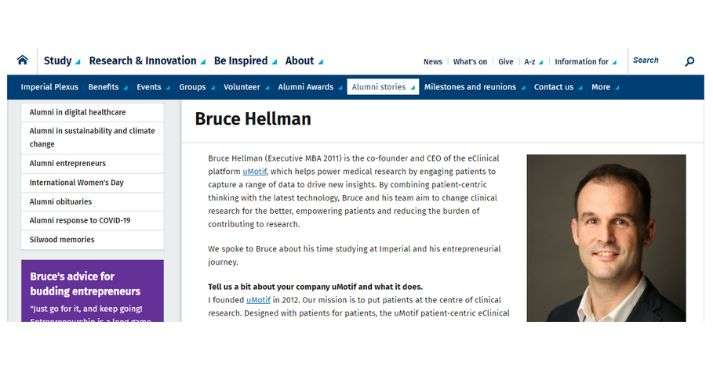 achievements in testimonials