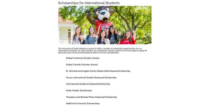 scholarships for international recruitment