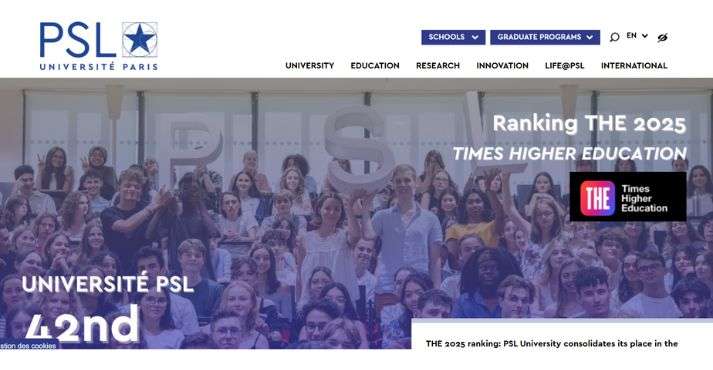 psl university french website
